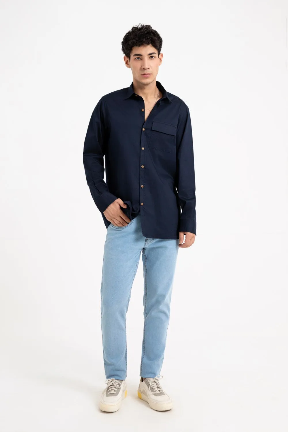 Navy Casual Shirt