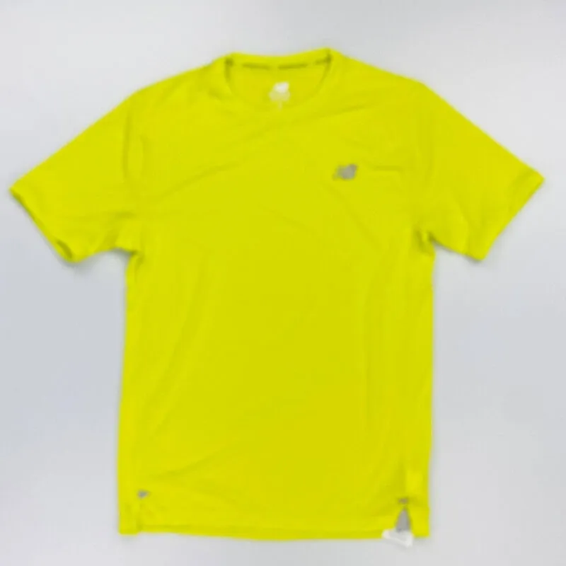 New Balance  S/S Top - T-shirt di seconda mano - Uomo - Giallo - S