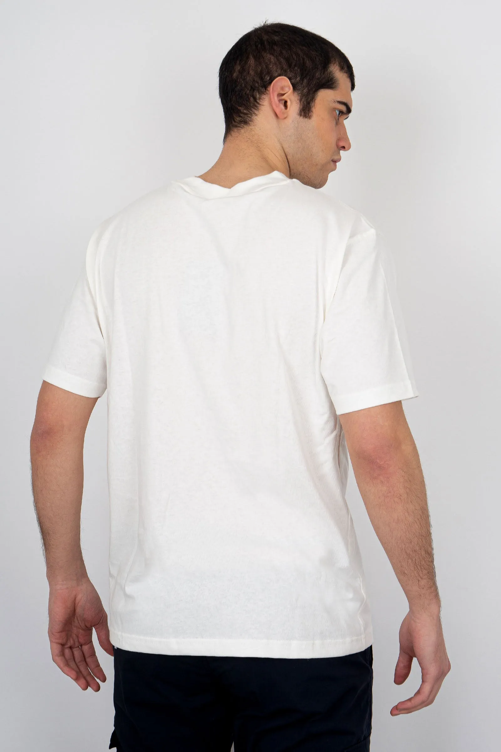 New Balance T-shirt NB Athletics Bianco Cotone