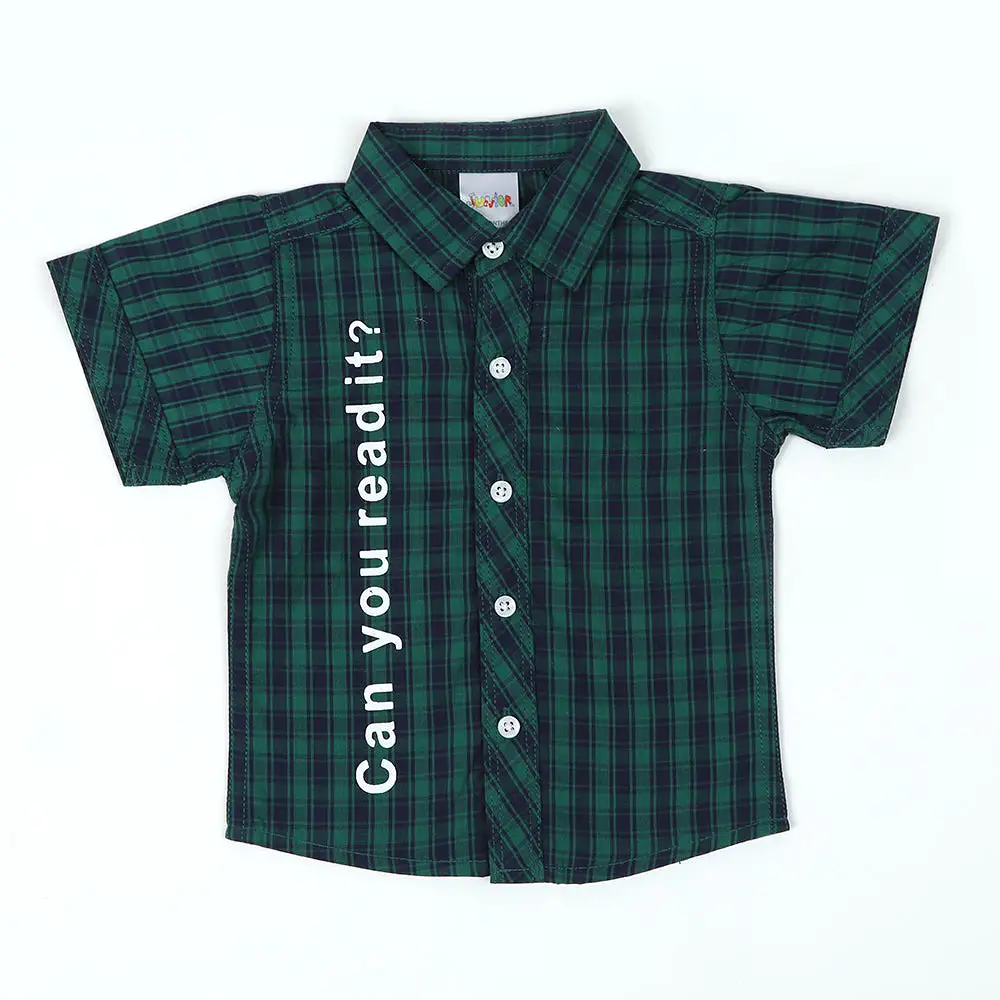 Newborn Boys Casual Shirt - Green