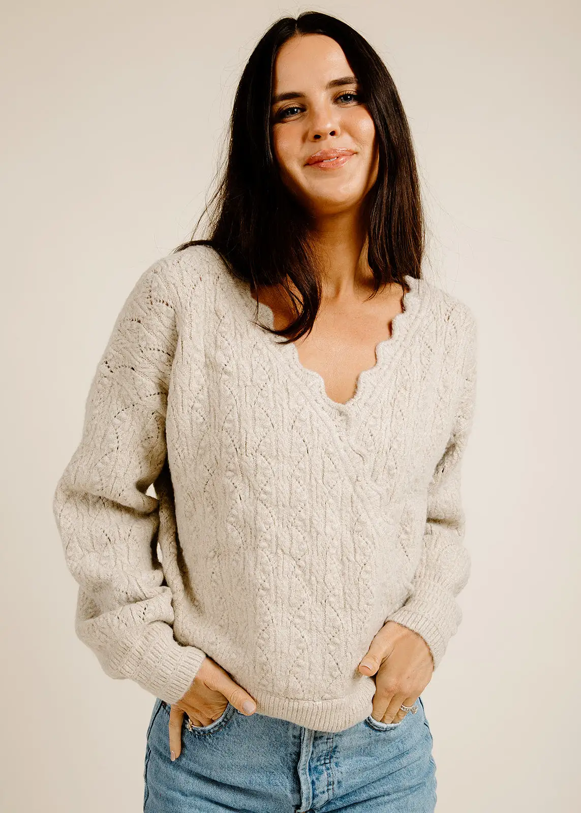 Nora Sweater - Taupe