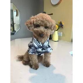 Palm Tree Print Shirts for Dog | Blue, Black