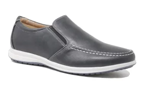 Scarpe mocassini uomo Class grigio eleganti casual Man's Shoes da 40 a 45