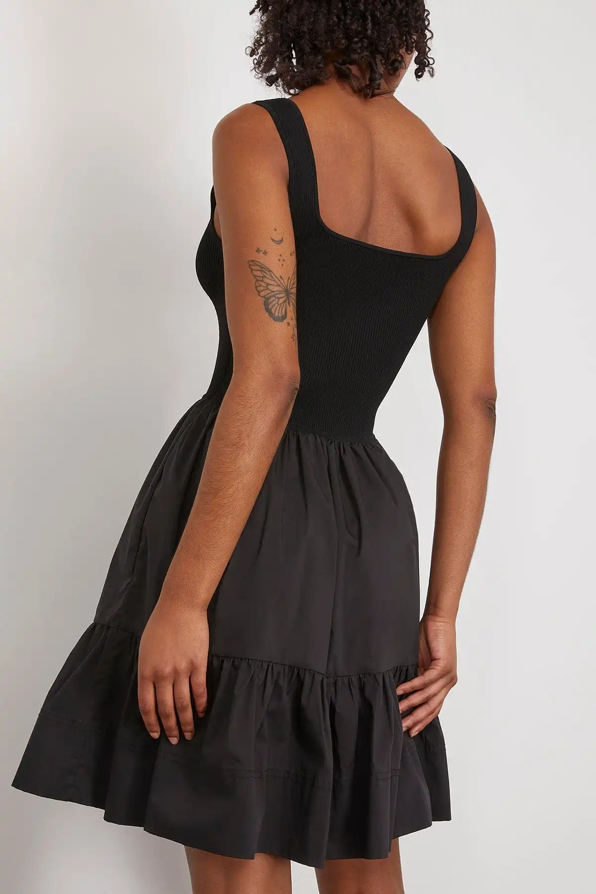 Short Josephina Dress in Black