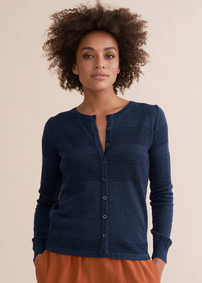 Sibin Linnebjerg Dita Cardigan - Navy