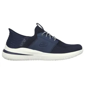 SKECHERS Men's Delson 3.0 Lavell Running Shoe (Navy)