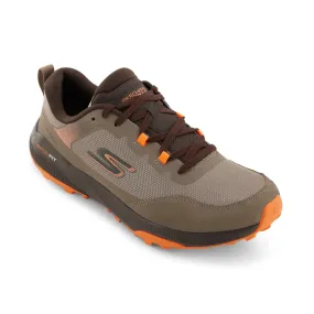 SKECHERS Men's Go Run Pure Trail 2 Running Shoe (Brown/Orange)