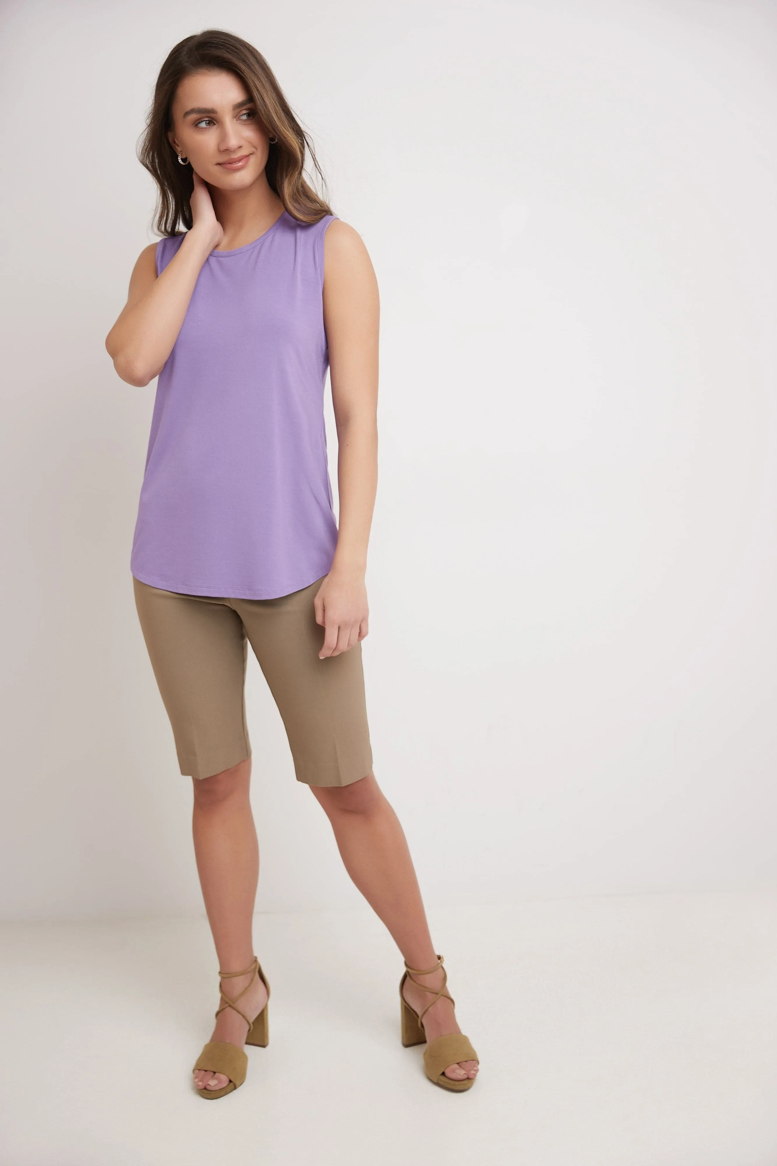 Sleeveless Business Casual Top