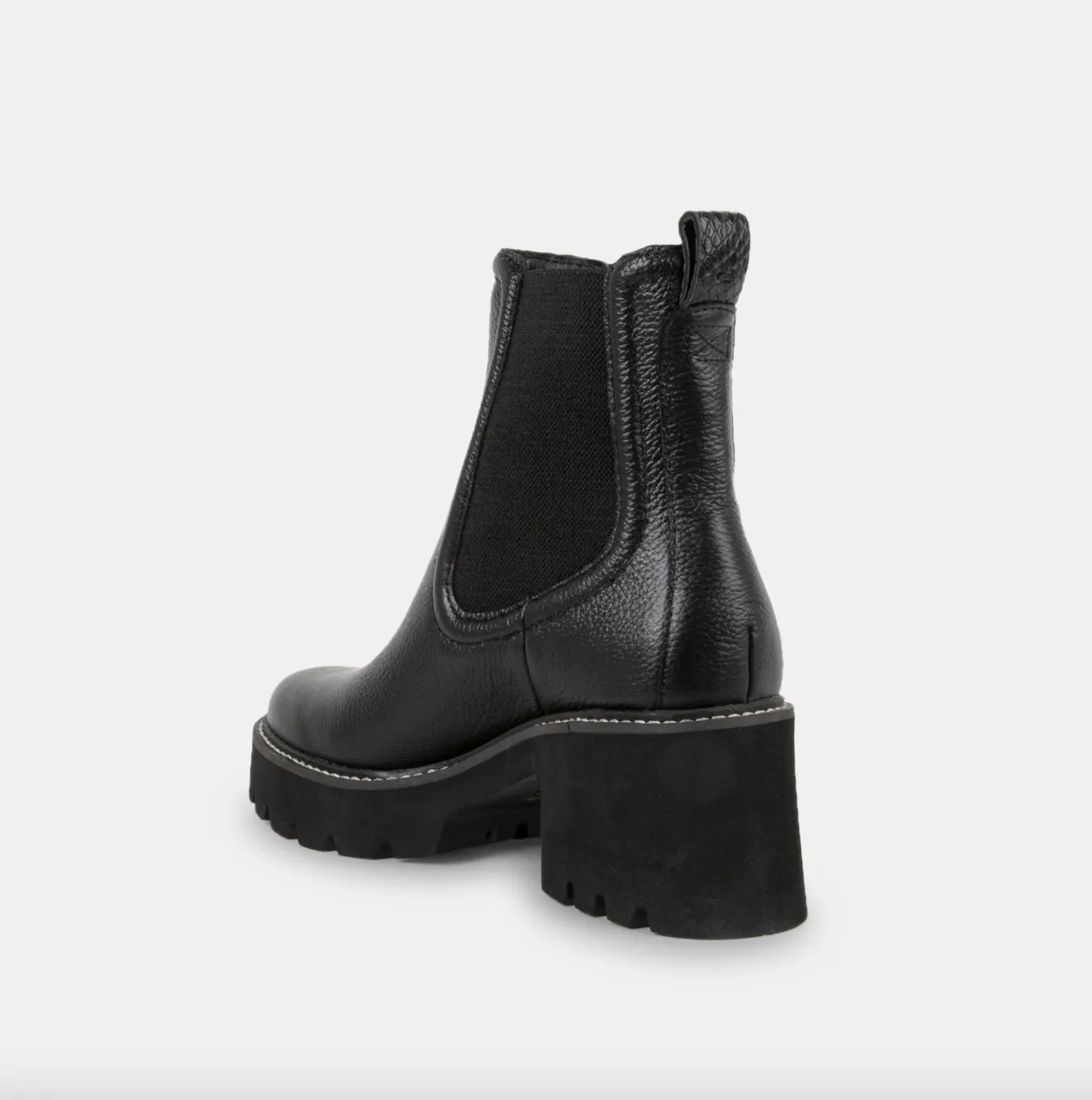 The Hawk H2O Booties by Dolce Vita - Jet Black Leather *WATERPROOF