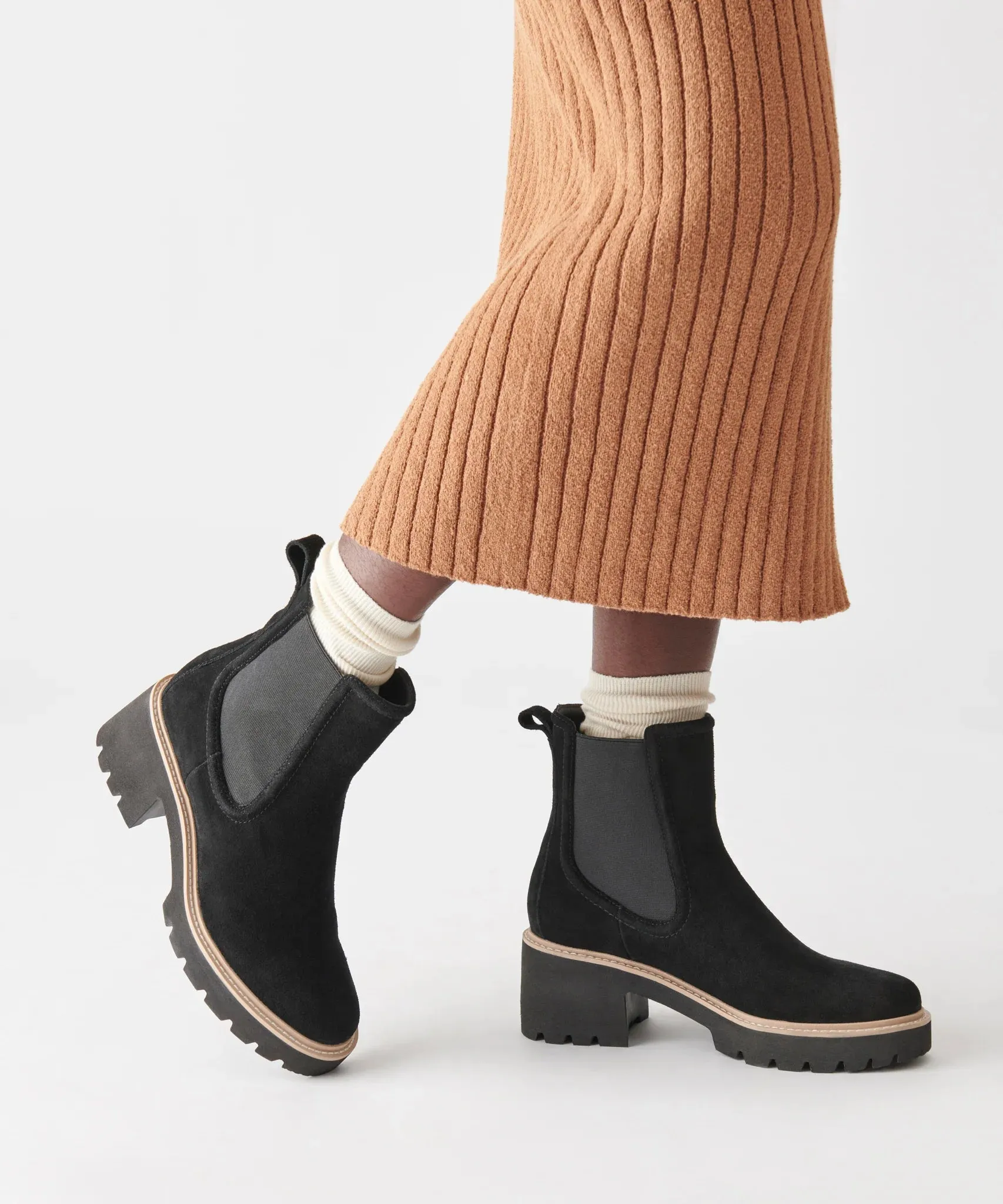 The Hawk H2O Booties by Dolce Vita - Onyx Suede *WATERPROOF