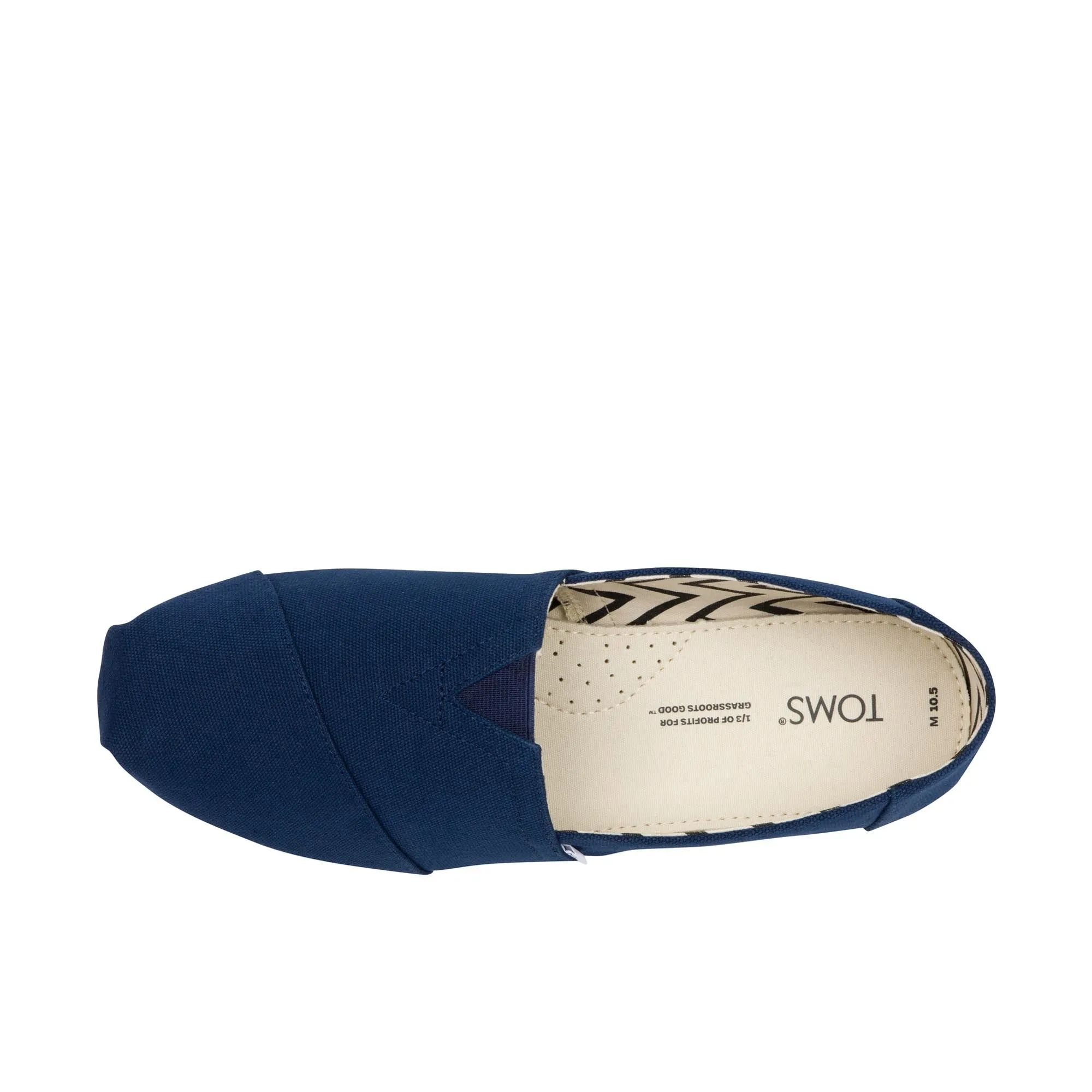 TOMS Alpargata Recycled Cotton Canvas Navy