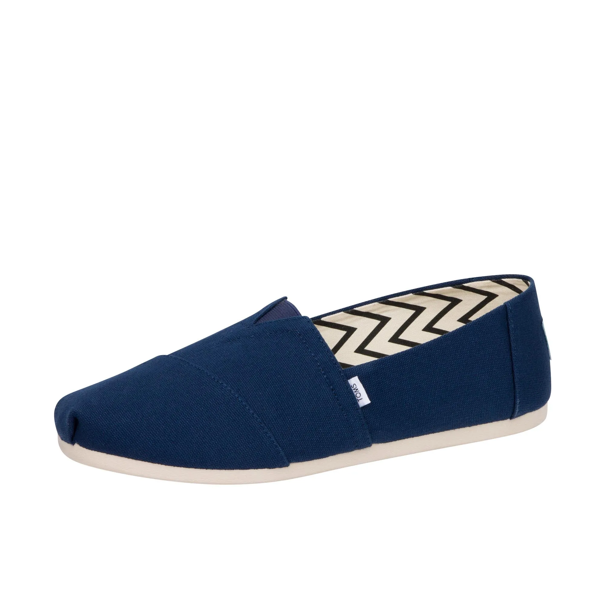 TOMS Alpargata Recycled Cotton Canvas Navy