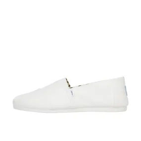 TOMS Alpargata Recycled Cotton Canvas White