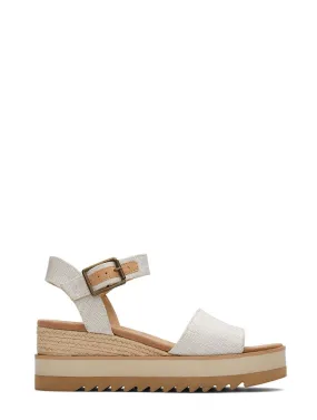 TOMS Diana Wedge Sandal in Natural Yarn Dye