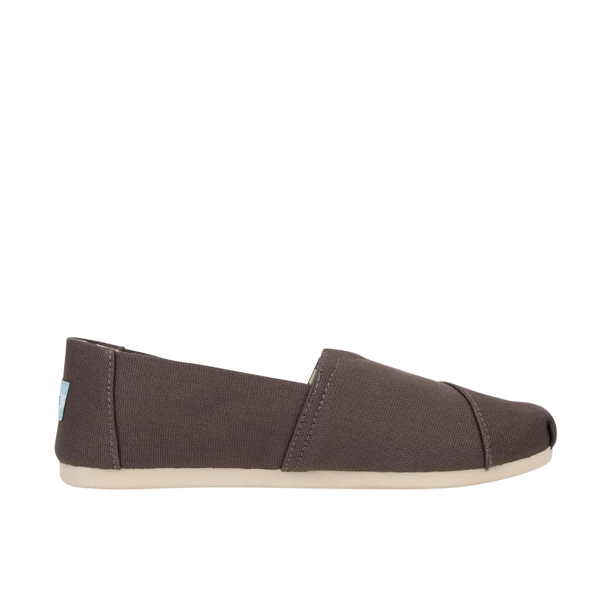 TOMS Womens Alpargata Recycled Cotton Canvas Ash