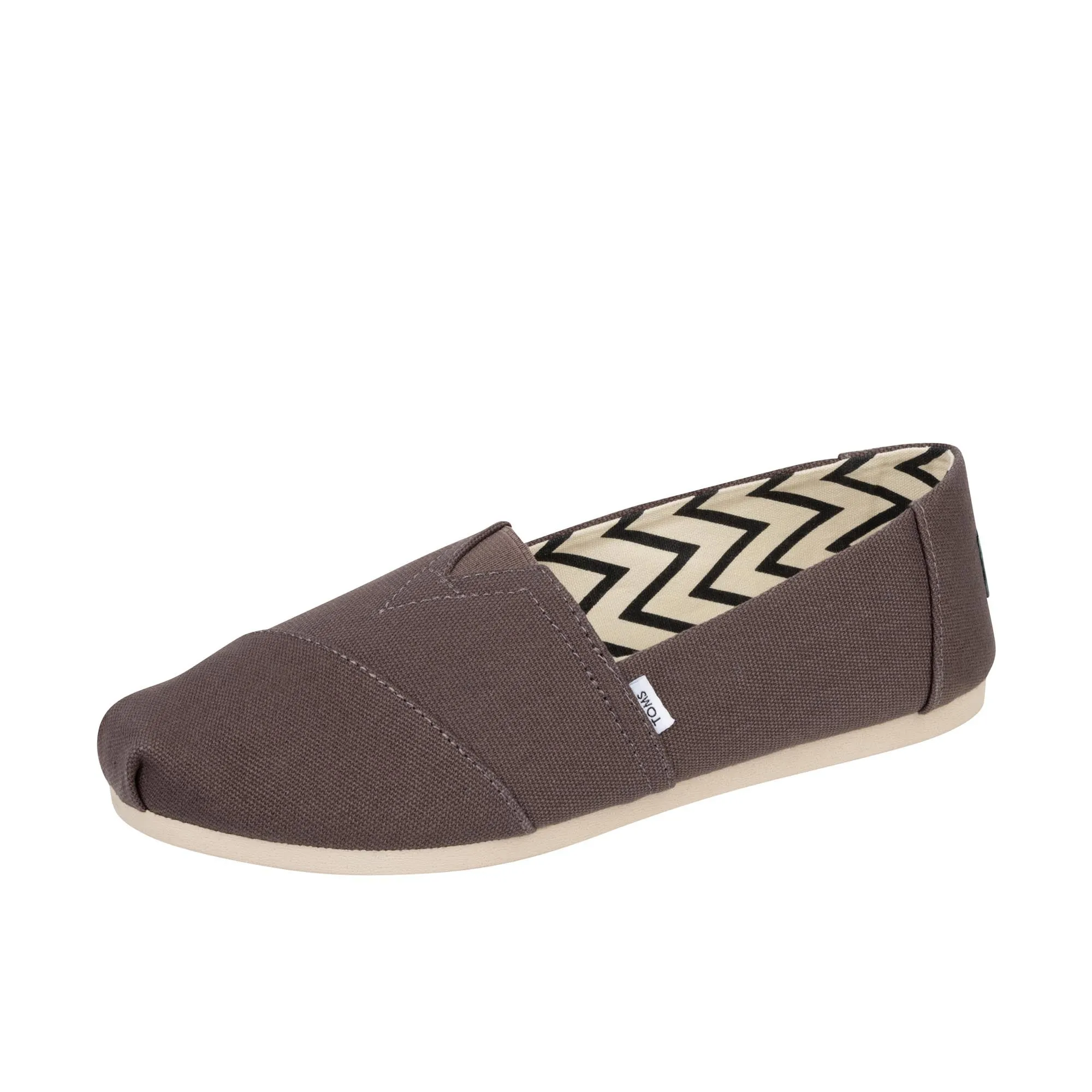 TOMS Womens Alpargata Recycled Cotton Canvas Ash