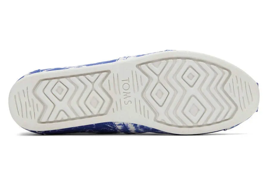 Toms Womens Alpargata Ultramarine Patchwork Batik Print