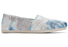 Toms Womens Classic Plant Dyed Grey Multi Tie Dye