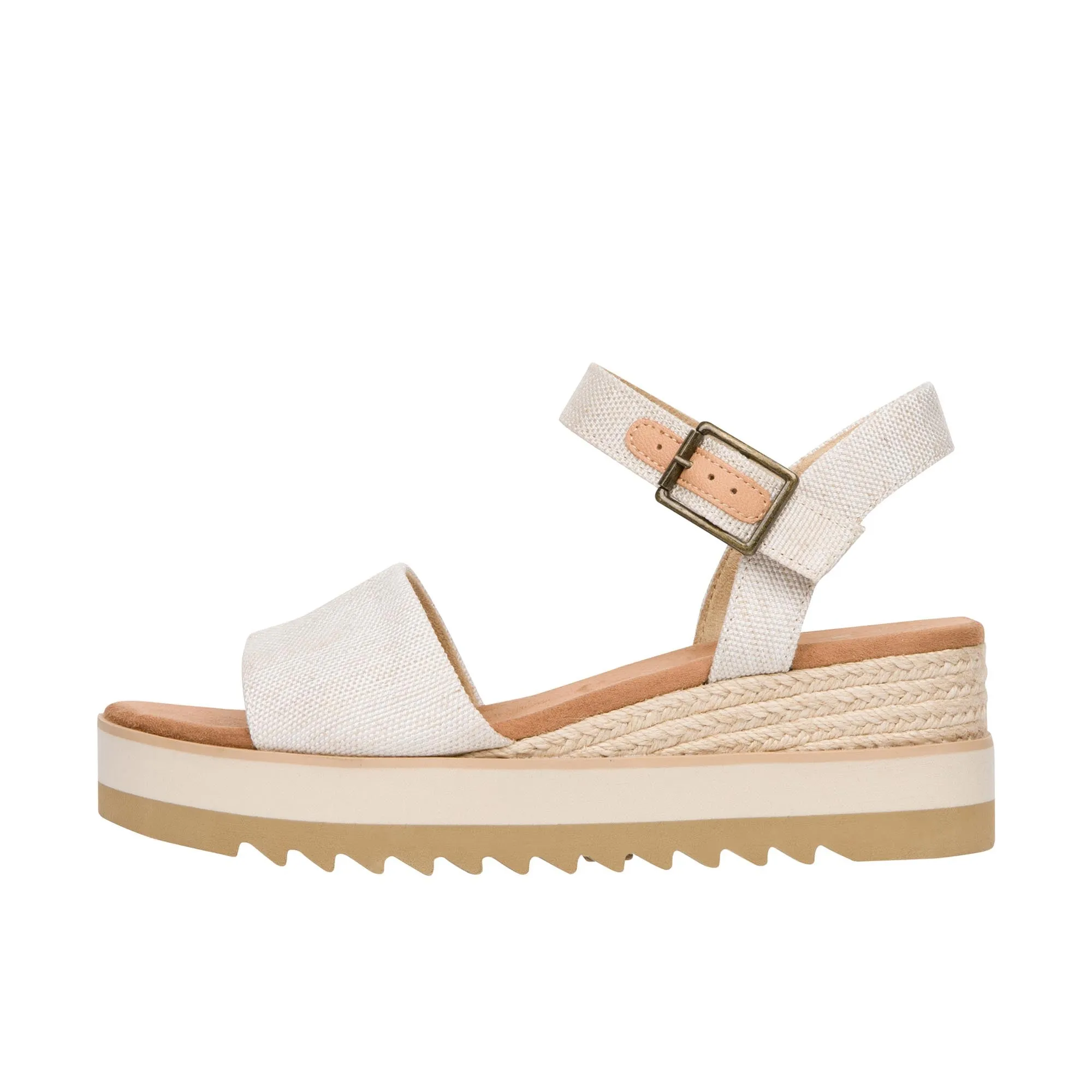 TOMS Womens Diana Wedge Sandal Natural