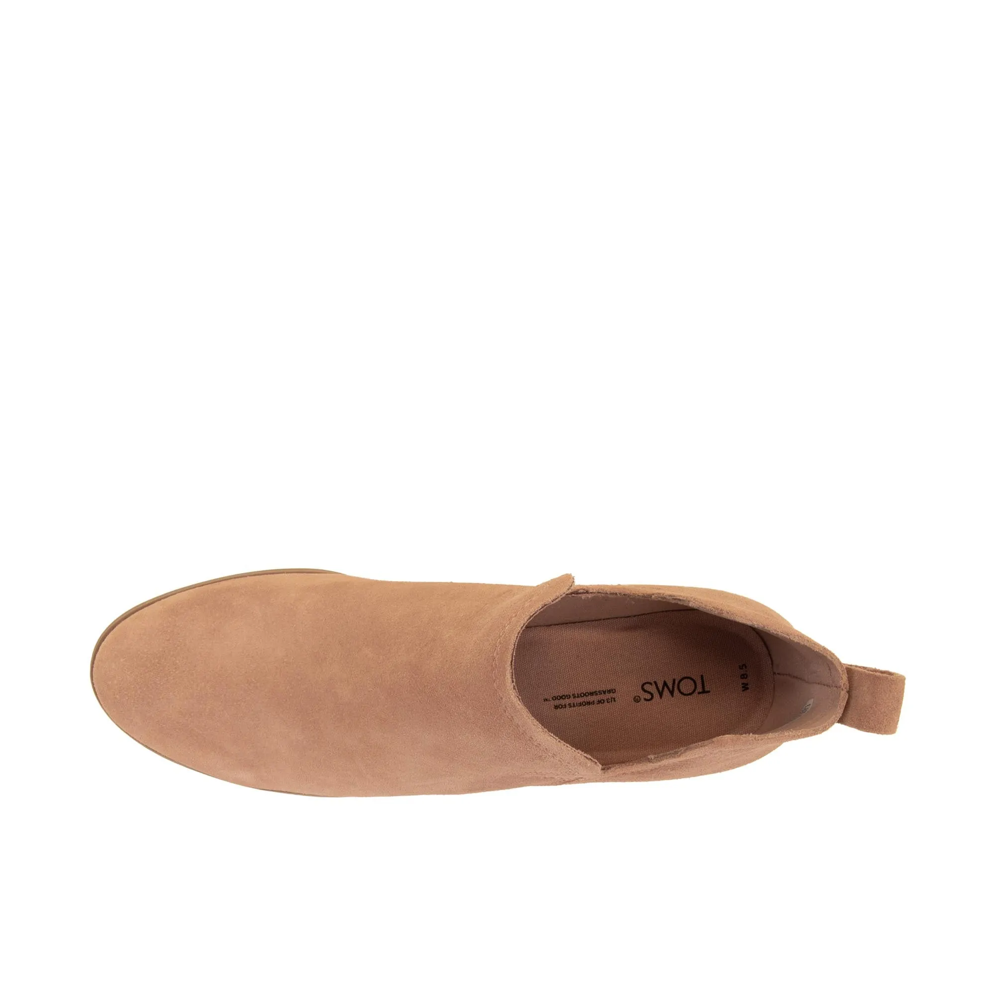 TOMS Womens Kallie Suede Buck Brown