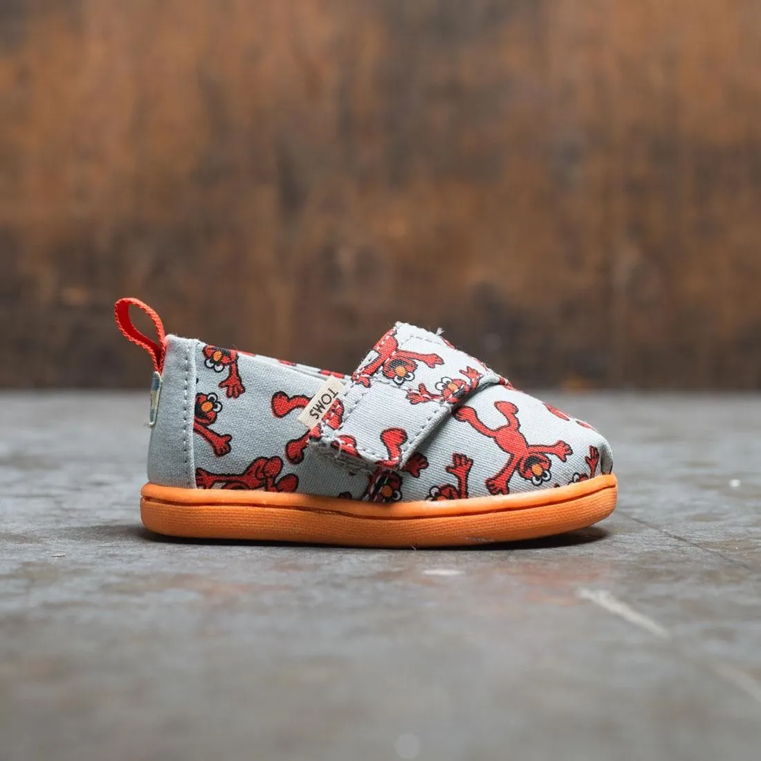 TOMS x Sesame Street Toddlers Alpargata - Elmo (red / gray / white)