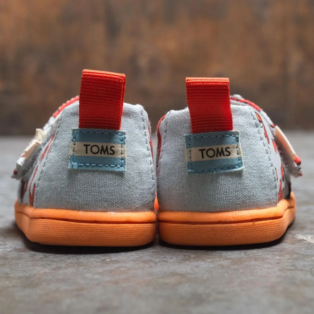 TOMS x Sesame Street Toddlers Alpargata - Elmo (red / gray / white)