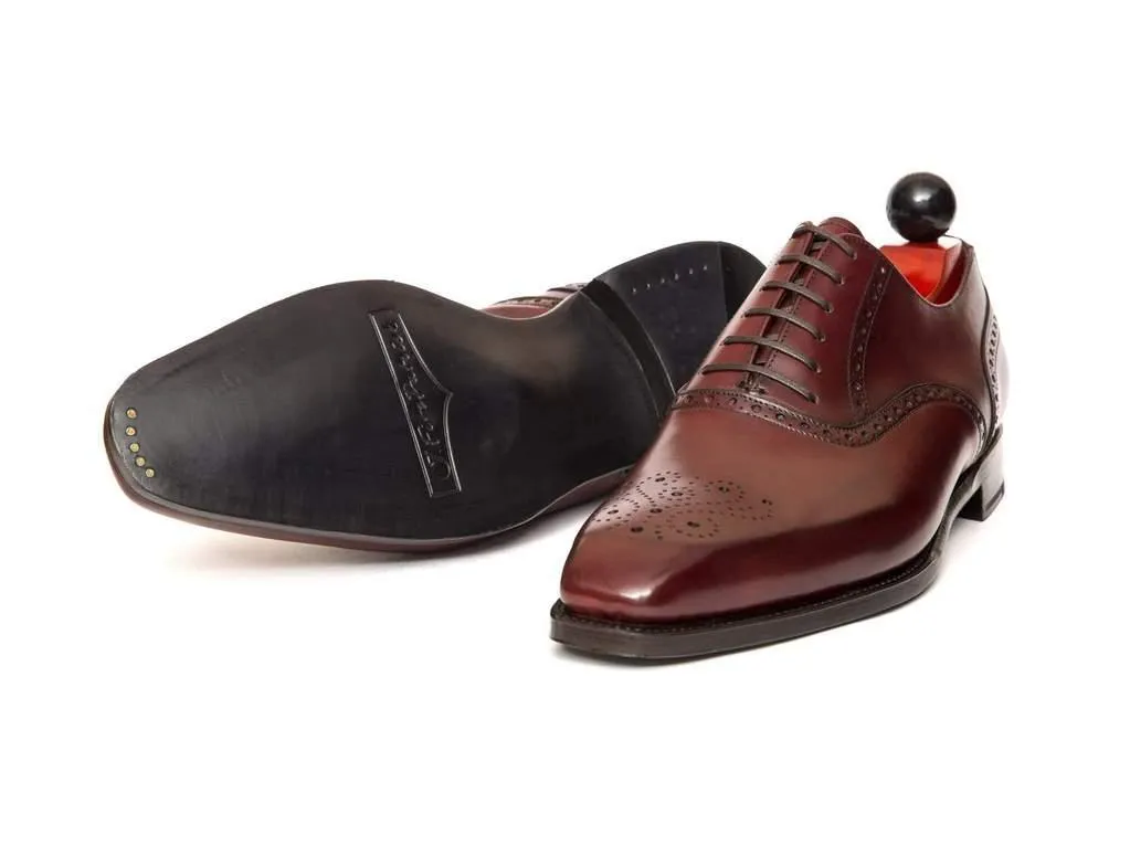 Wallingford - MTO - Burgundy Calf - MGF Last - Single Leather Sole