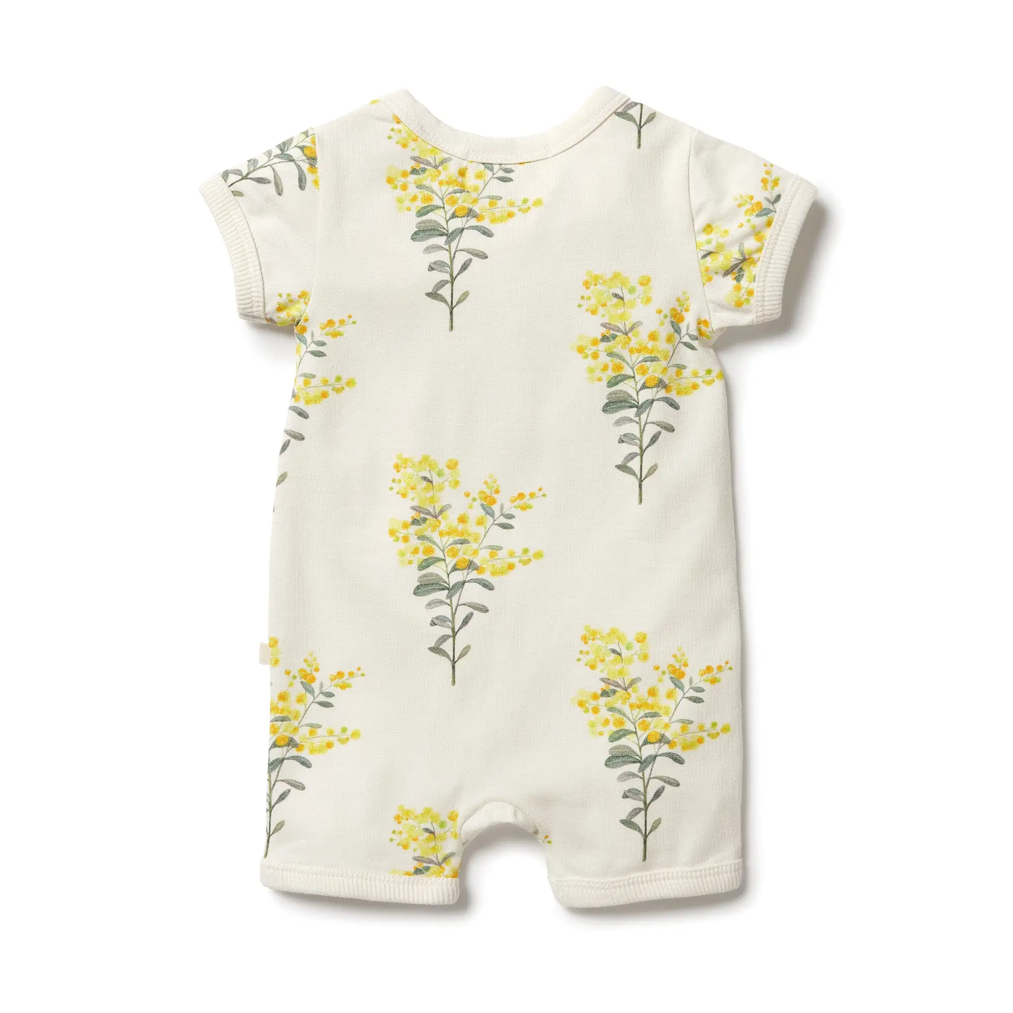 Wilson & Frenchy Little Blossom Organic Zipsuit