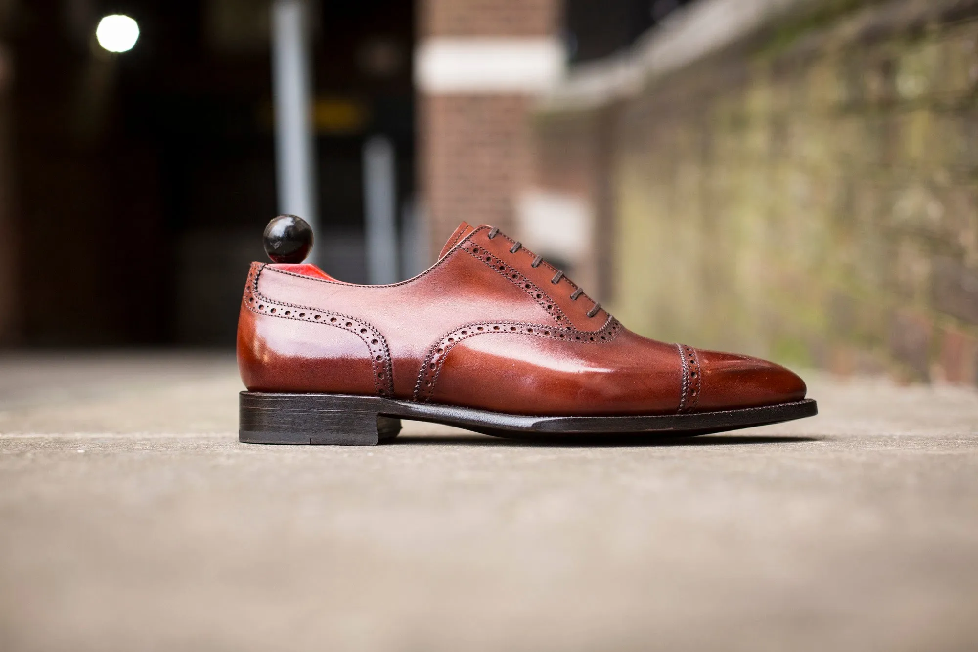 Windermere - MTO - Auburn Calf - MGF Last - Single Leather Sole